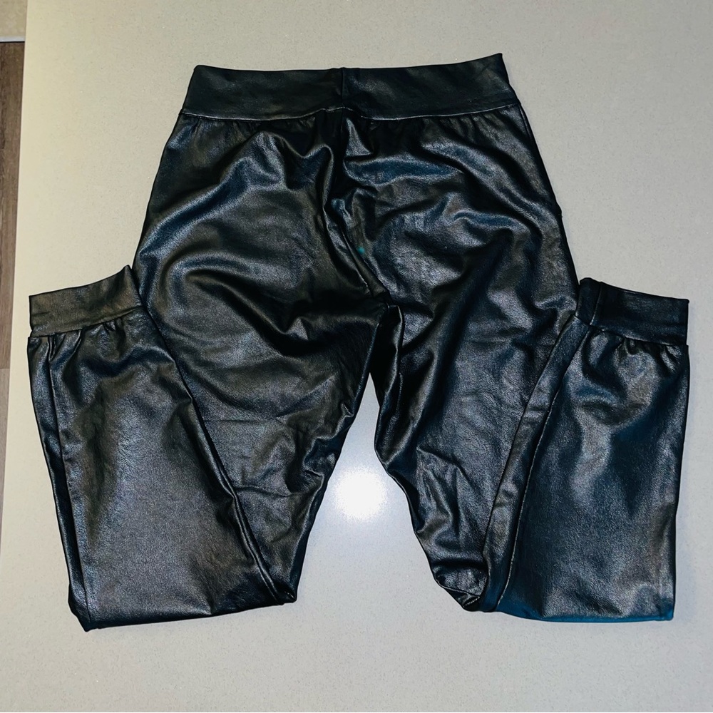 Commando Faux Leather Joggers Size Small